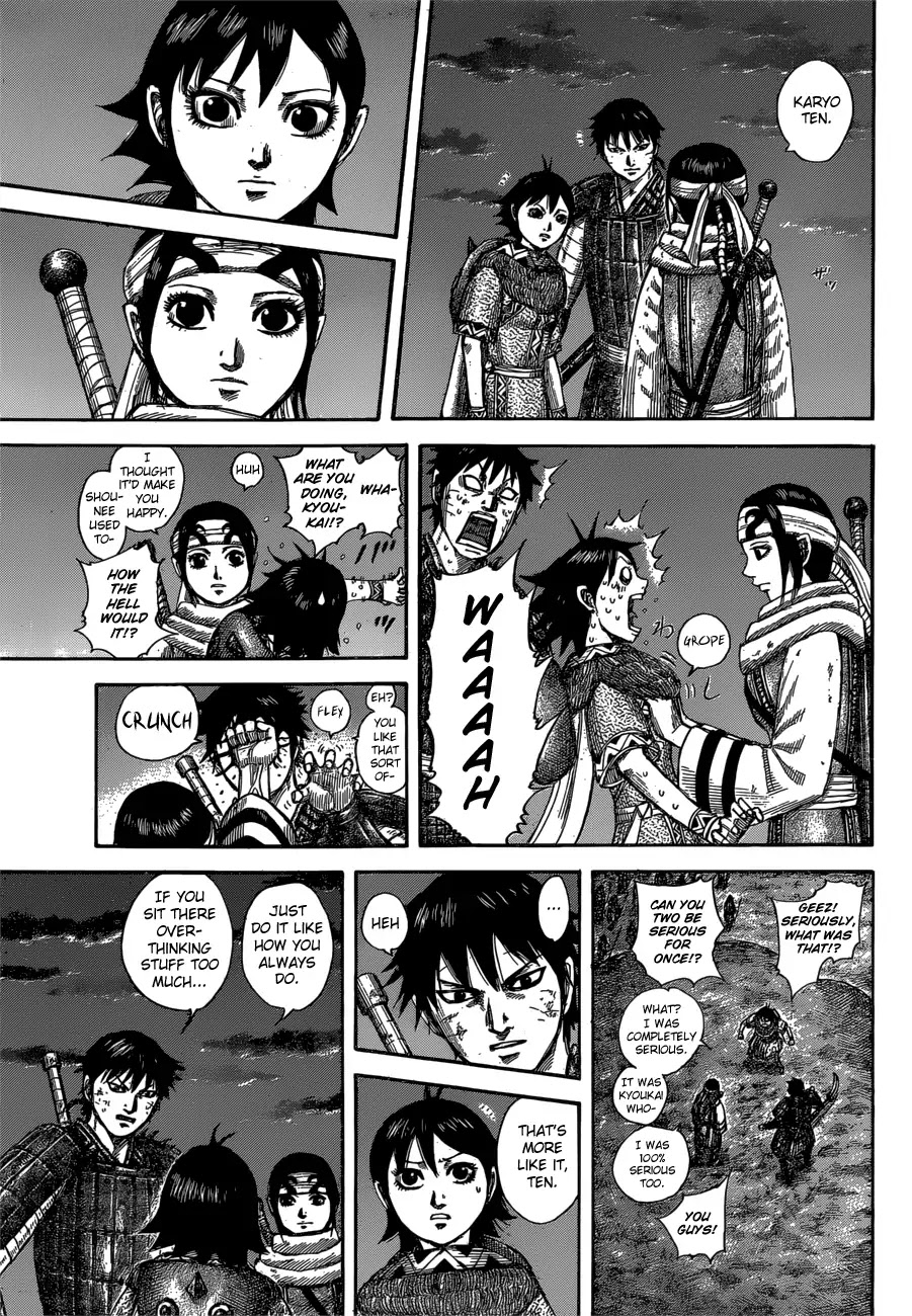 Kingdom manga, chapter 589, page 17 of 20