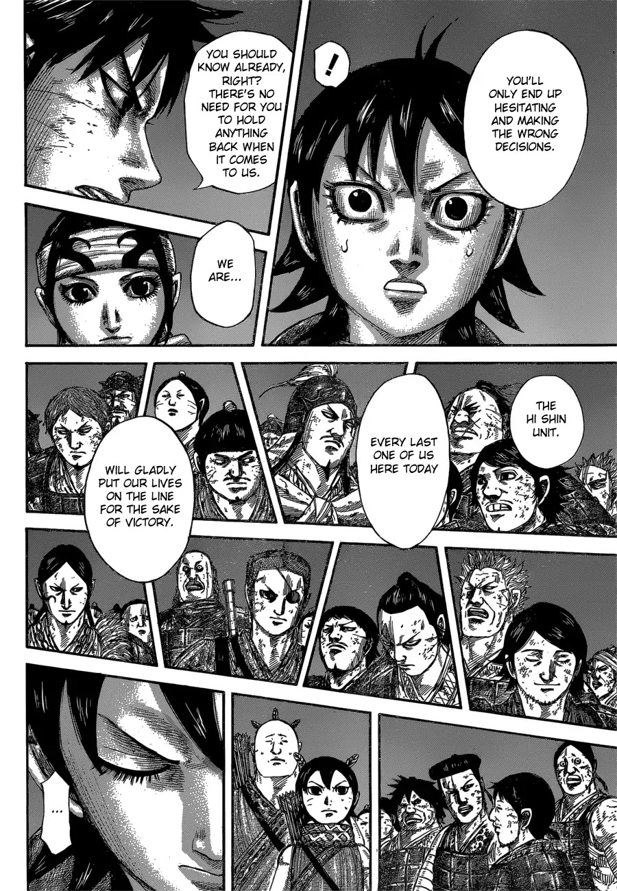 Kingdom manga, chapter 589, page 18 of 20