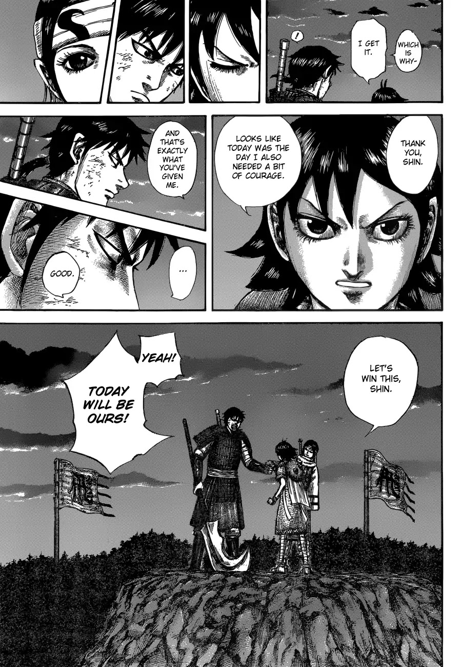 Kingdom manga, chapter 589, page 19 of 20