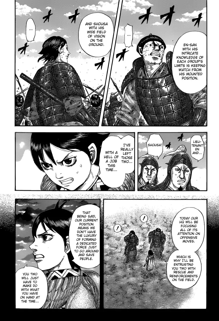 Kingdom Chapter 590 page 12 - Chapter 590: All Out on Offence