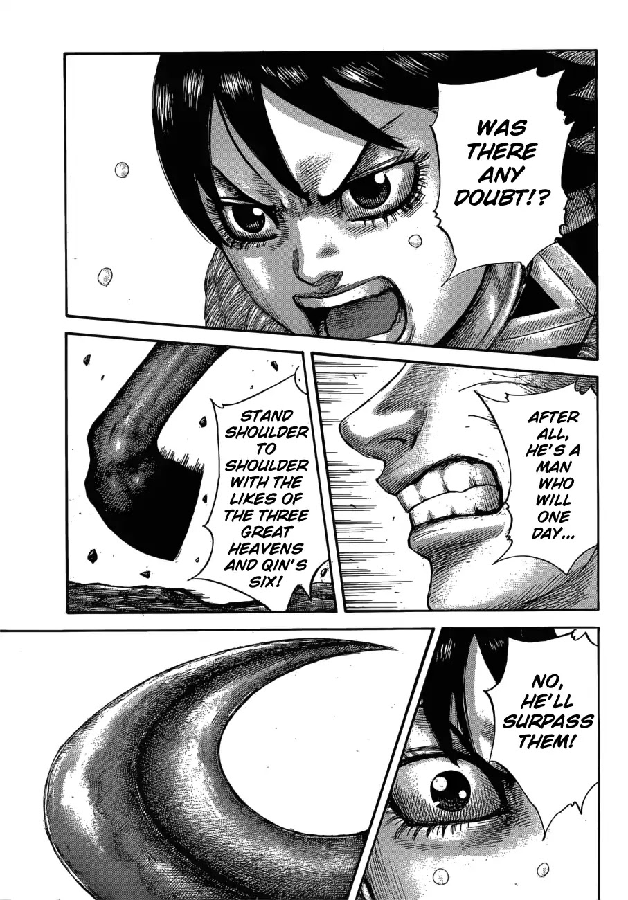 Kingdom manga, chapter 591, page 17 of 21