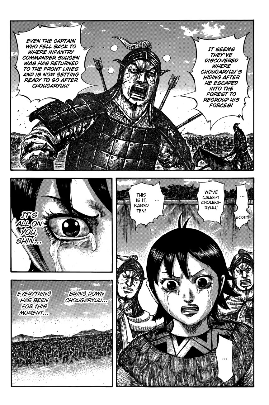 Kingdom Chapter 596 page 8 - Chapter 596: Chougaryuu's HQ