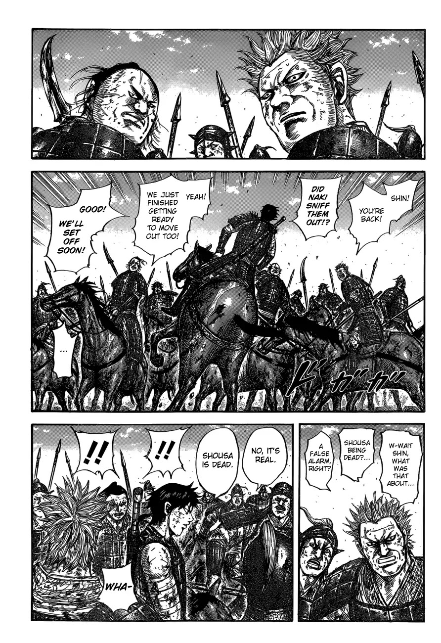 Kingdom Chapter 596 page 9 - Chapter 596: Chougaryuu's HQ
