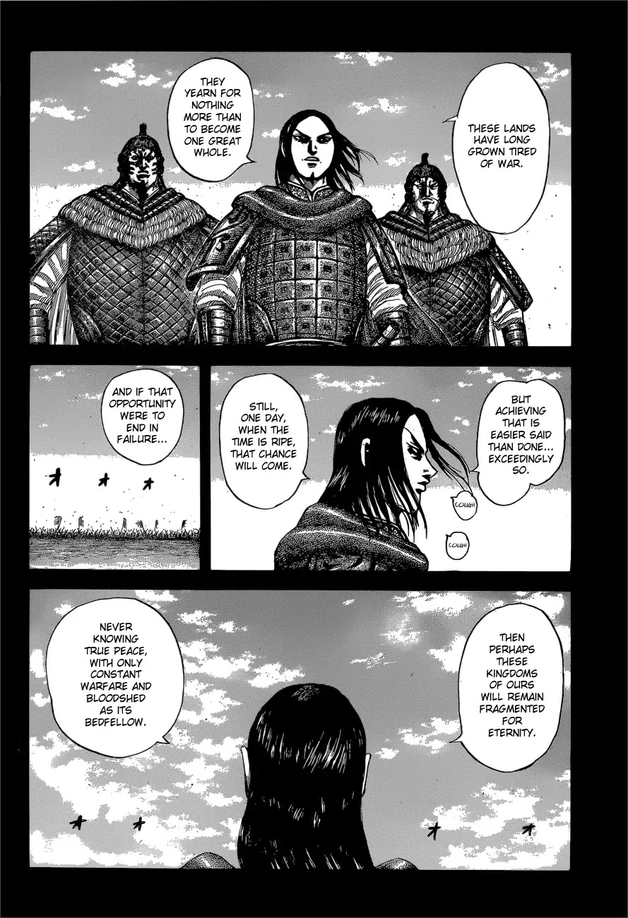 Kingdom manga, chapter 597, page 16 of 19
