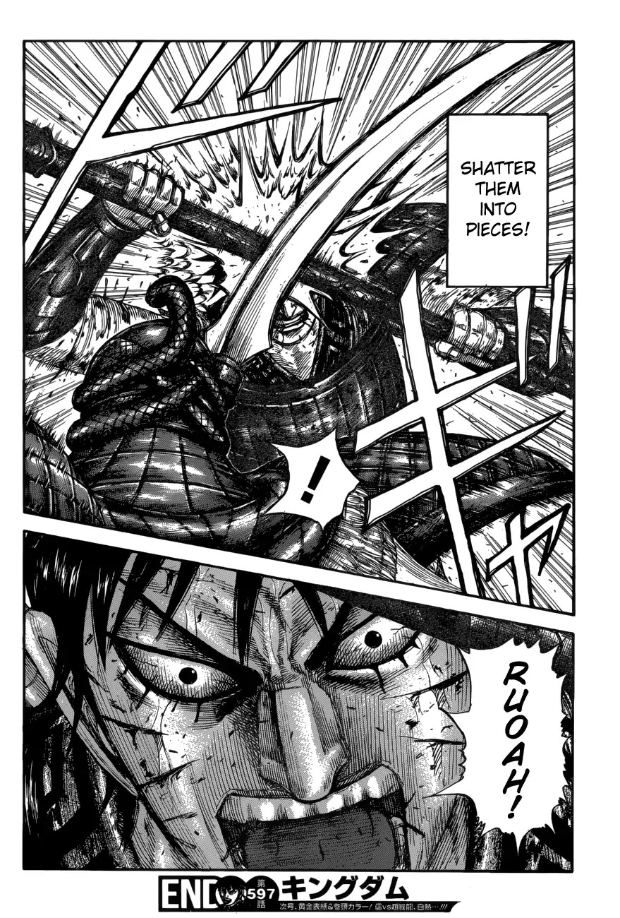Kingdom manga, chapter 597, page 19 of 19