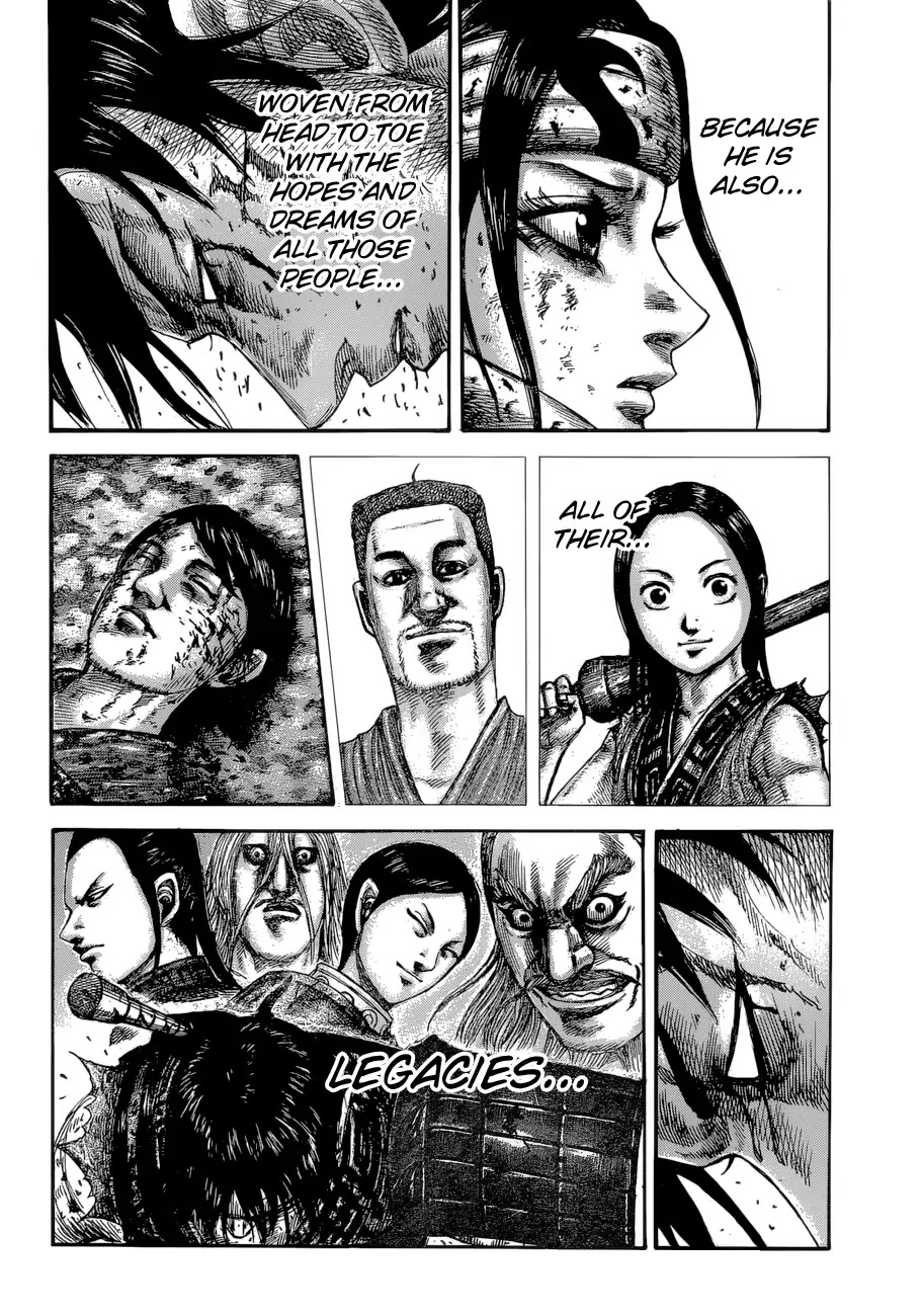 Kingdom manga, chapter 598, page 16 of 22