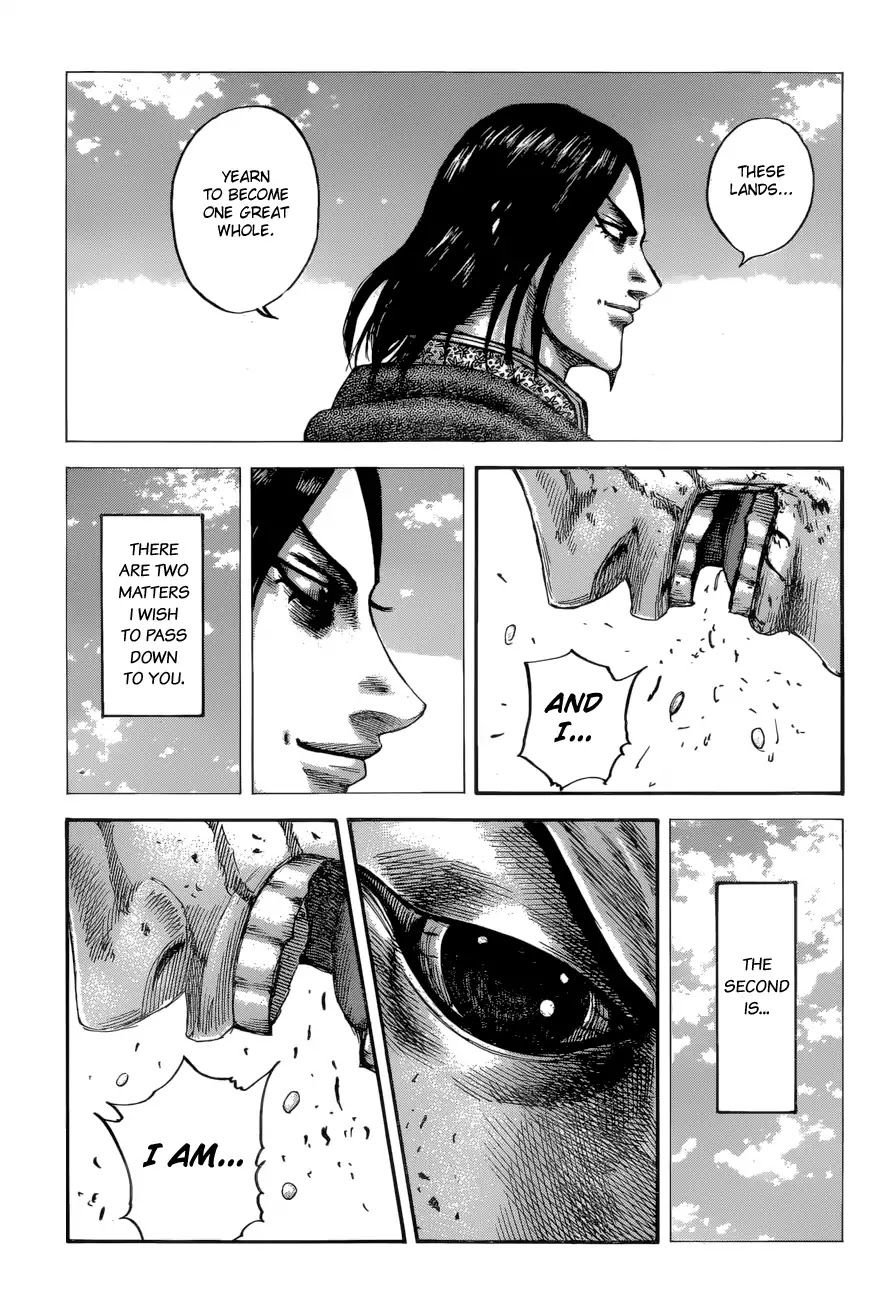 Kingdom manga, chapter 598, page 21 of 22