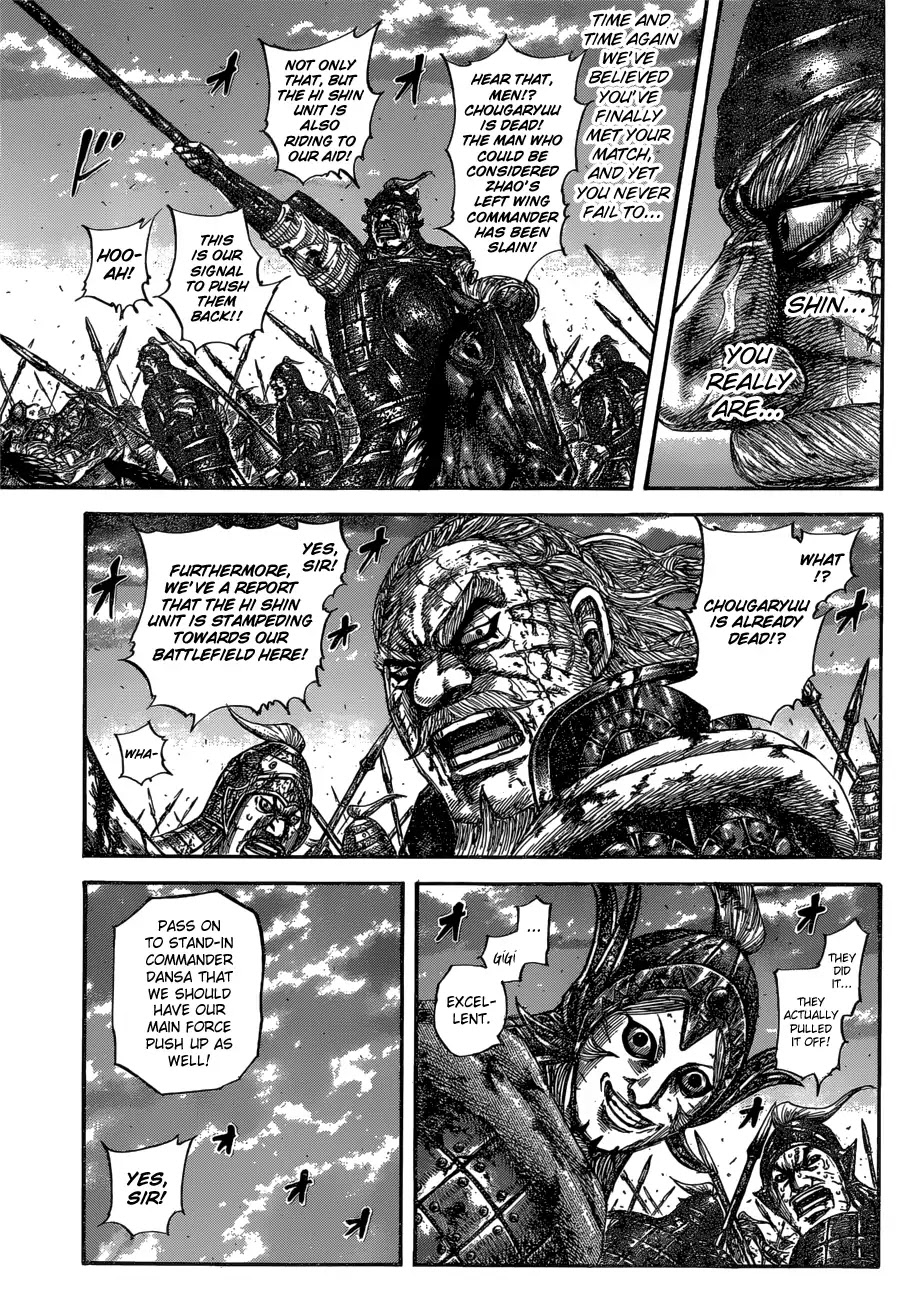 Kingdom Chapter 599 page 10 - Chapter 599: Right Wing's Scales