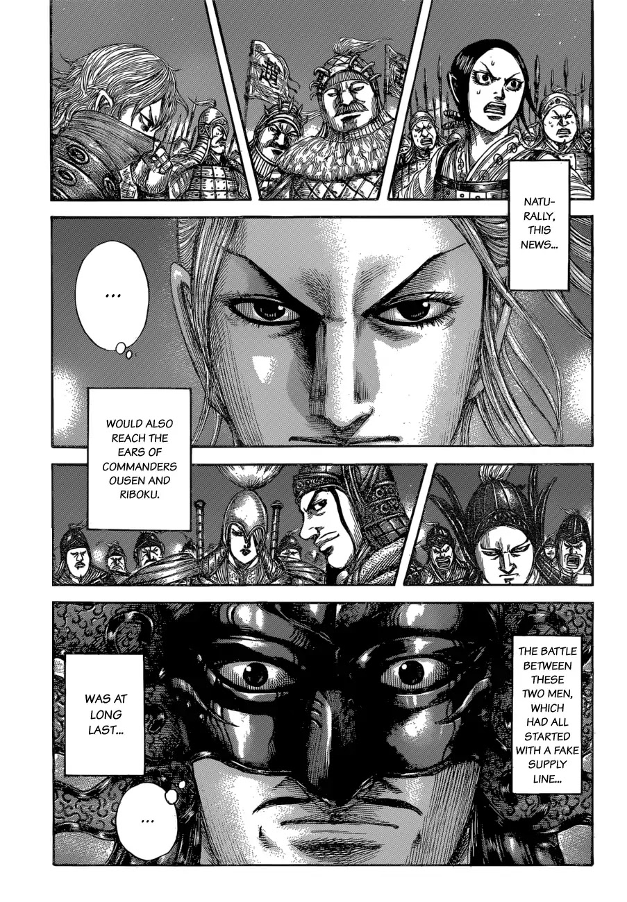Kingdom Chapter 599 page 14 - Chapter 599: Right Wing's Scales
