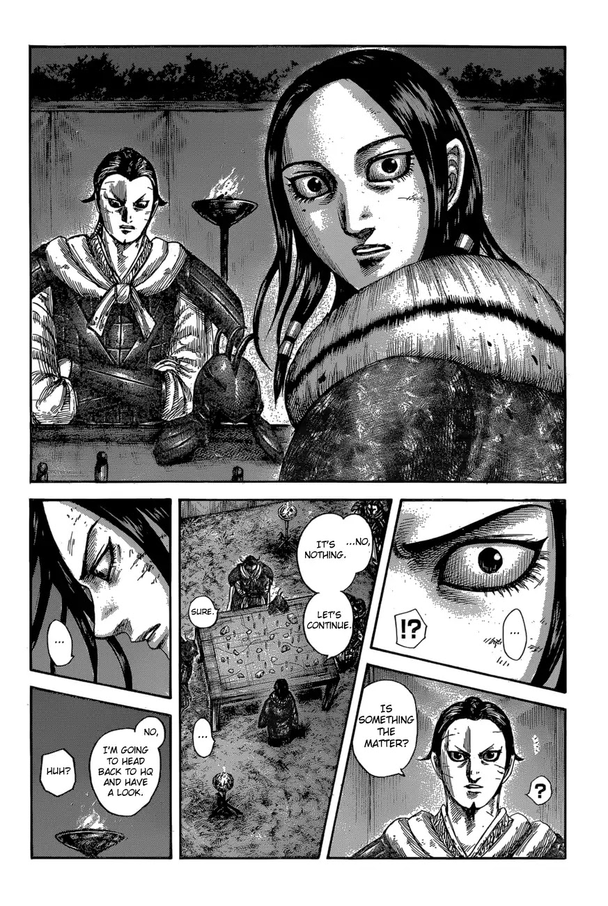 Kingdom manga, chapter 600, page 12 of 20