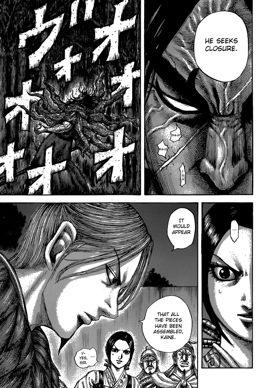 Kingdom manga, chapter 600, page 15 of 20