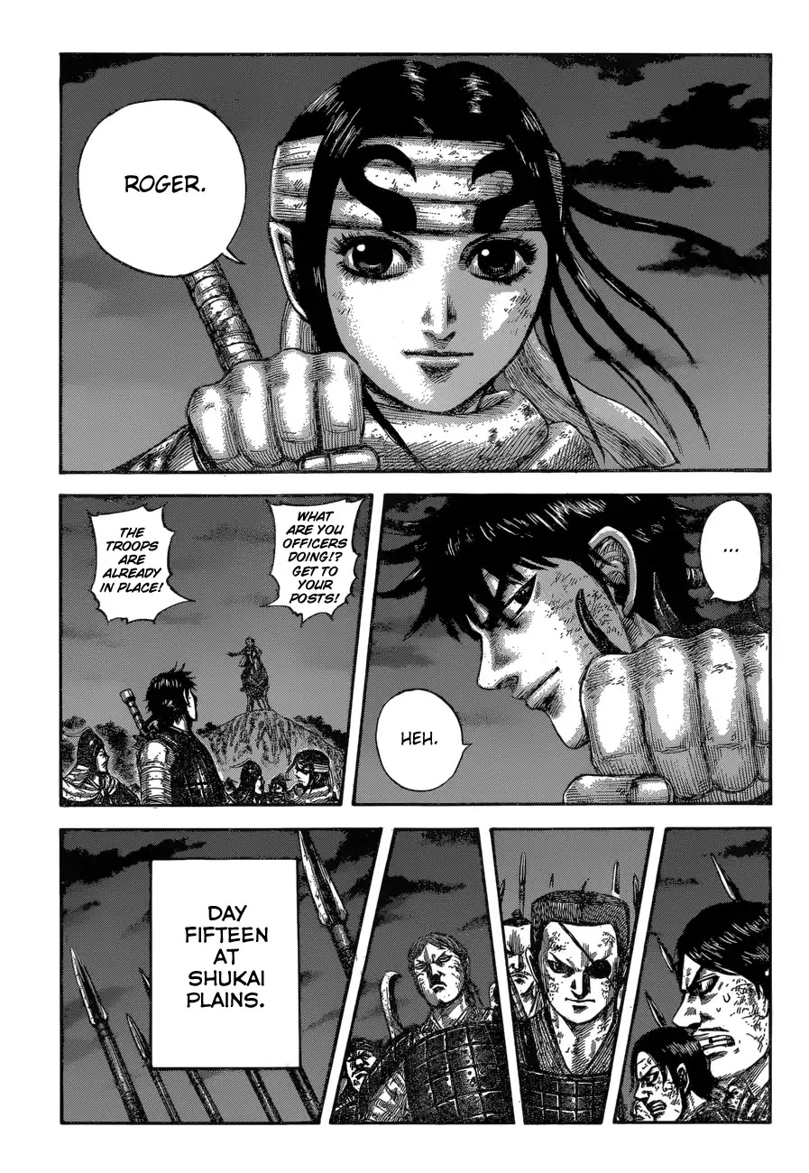Kingdom manga, chapter 601, page 21 of 22