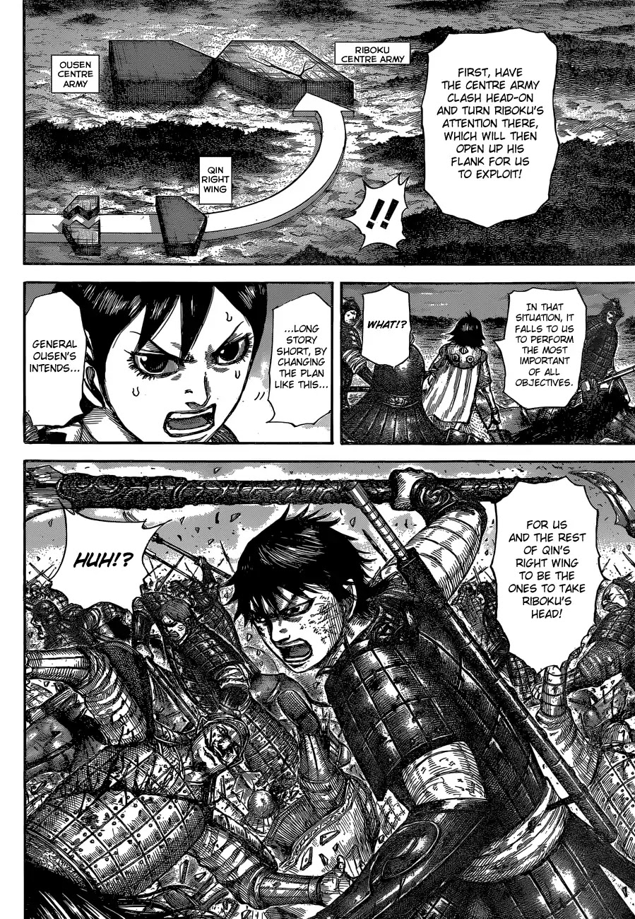 Kingdom Chapter 602 page 10 - Chapter 602: Riboku's Formations