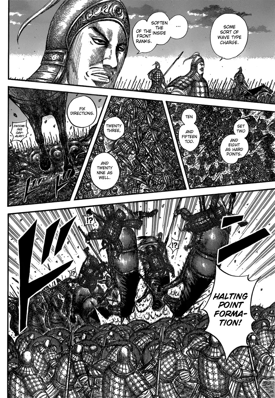 Kingdom Chapter 602 page 14 - Chapter 602: Riboku's Formations