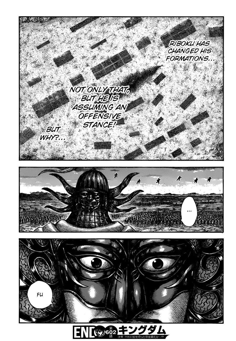 Kingdom Chapter 602 page 19 - Chapter 602: Riboku's Formations