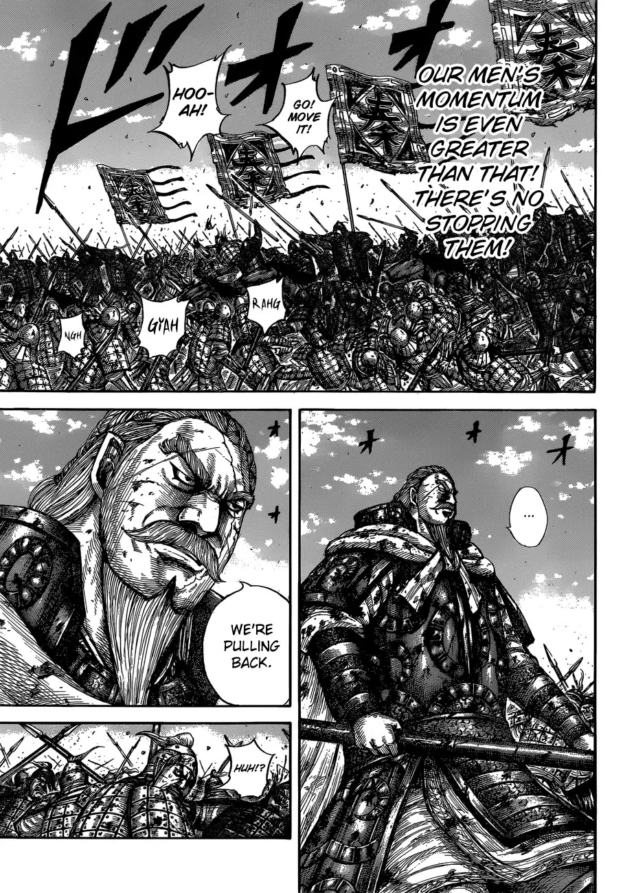 Kingdom manga, chapter 603, page 16 of 19