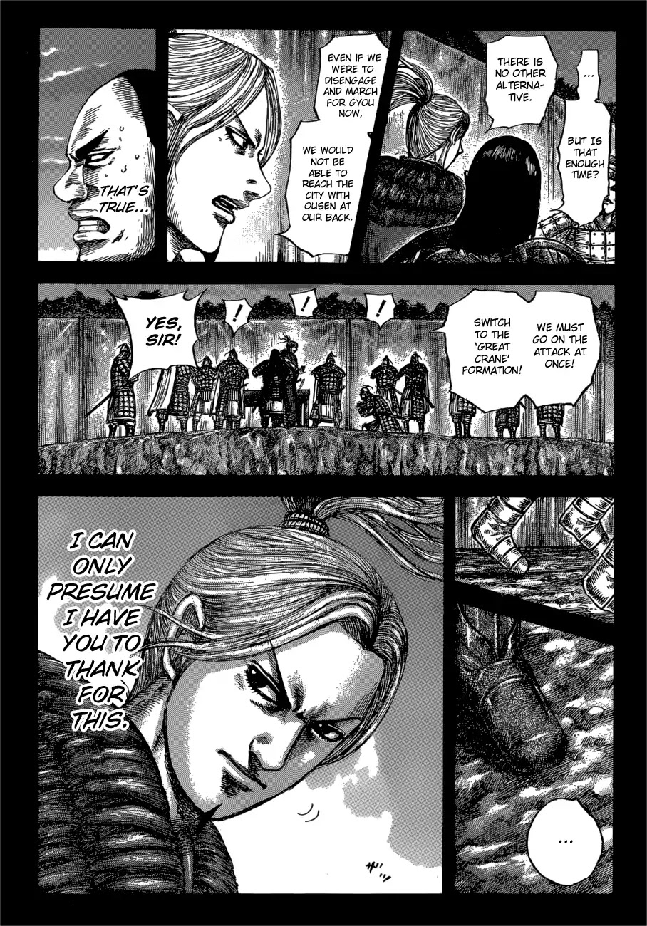 Kingdom manga, chapter 603, page 9 of 19