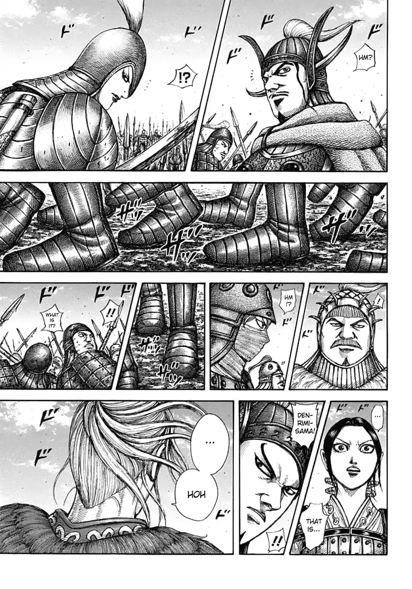 Kingdom manga, chapter 605, page 14 of 18