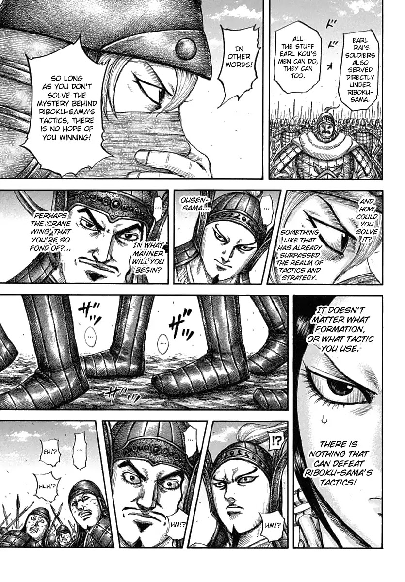 Kingdom manga, chapter 605, page 17 of 18