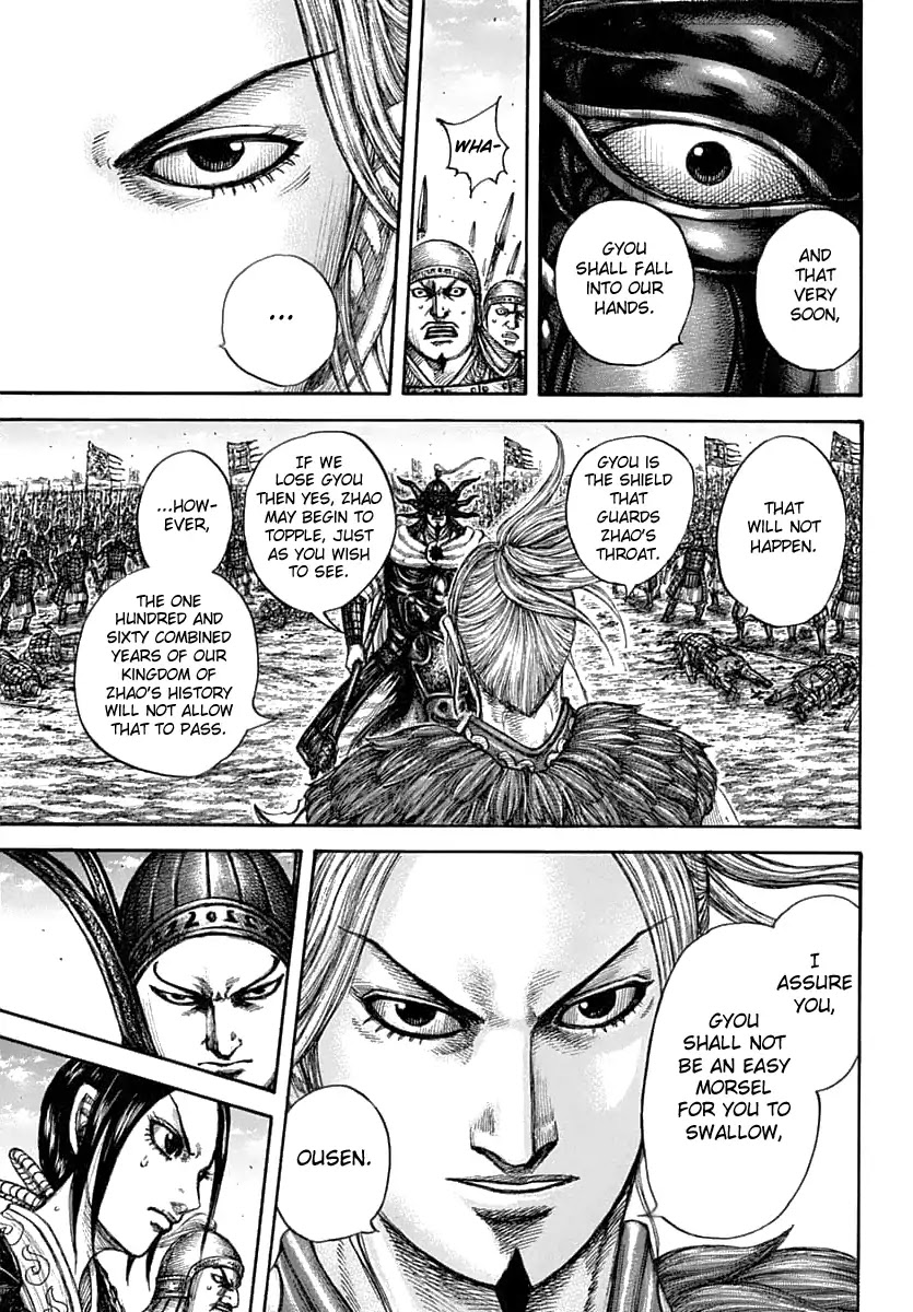 Kingdom manga, chapter 607, page 19 of 22
