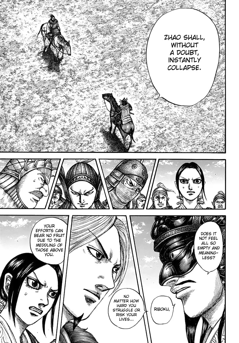 Kingdom manga, chapter 607, page 21 of 22