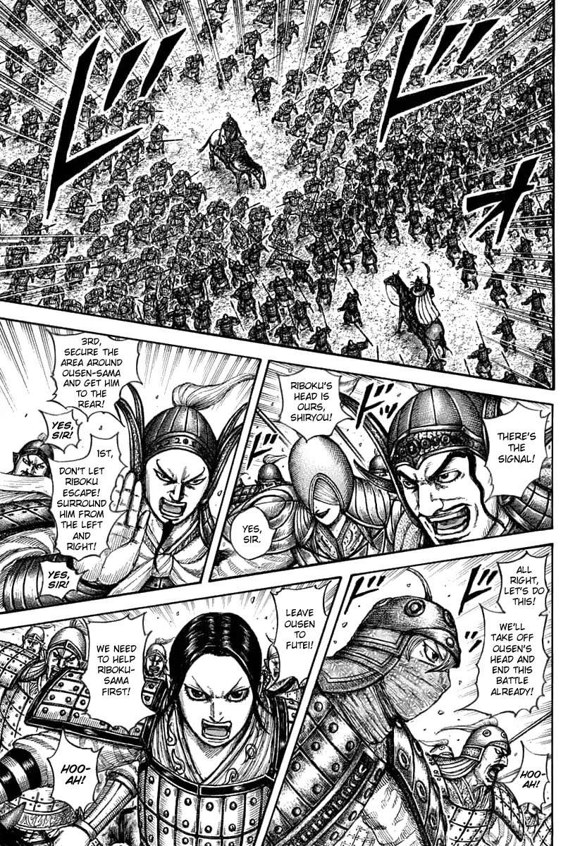Kingdom manga, chapter 608, page 11 of 20