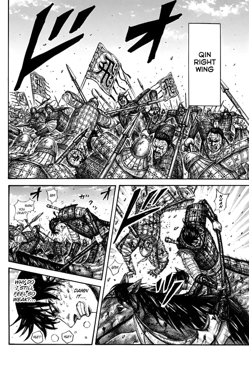Kingdom manga, chapter 608, page 14 of 20