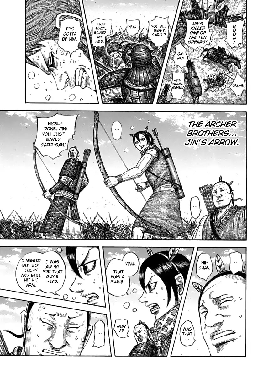 Kingdom manga, chapter 608, page 17 of 20