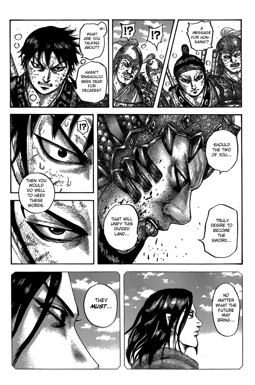 Kingdom Chapter 610 page 15 - Chapter 610: Rinshoujo's Advice