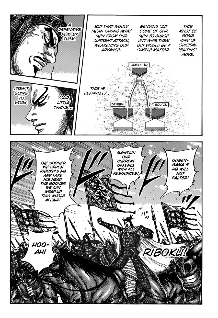 Kingdom Chapter 614 page 10 - Chapter 614: Pincer Attack