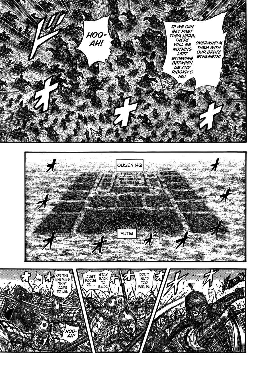 Kingdom Chapter 614 page 13 - Chapter 614: Pincer Attack