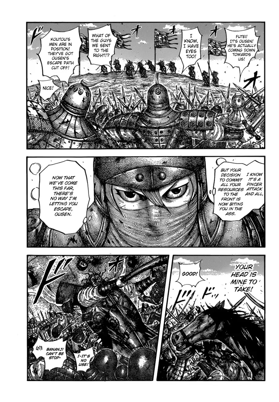 Kingdom manga, chapter 615, page 14 of 19