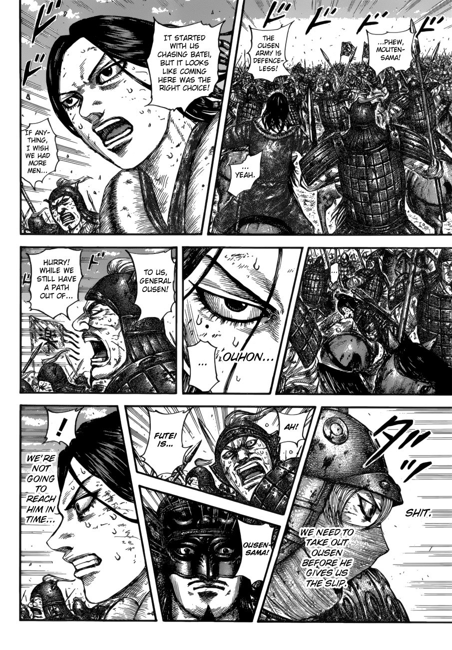 Kingdom Chapter 616 page 13 - Chapter 616: Ousen's Path of Retreat