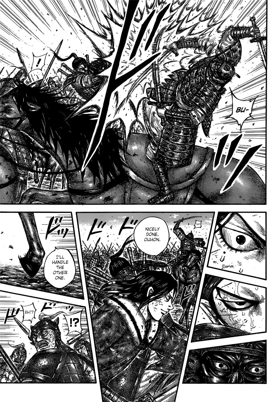 Kingdom Chapter 616 page 14 - Chapter 616: Ousen's Path of Retreat