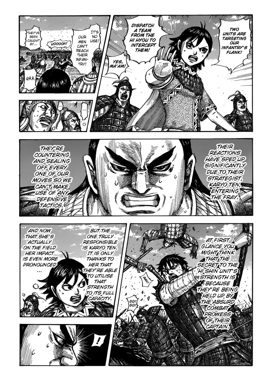 Kingdom Chapter 617 page 11 - Chapter 617: How to Stop the Hi Shin Unit