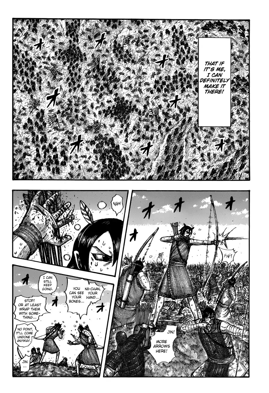 Kingdom Chapter 617 page 14 - Chapter 617: How to Stop the Hi Shin Unit