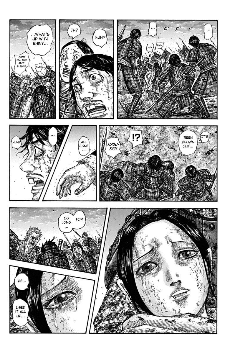 Kingdom manga, chapter 628, page 19 of 20