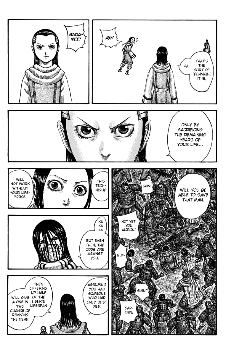 Kingdom manga, chapter 630, page 16 of 21