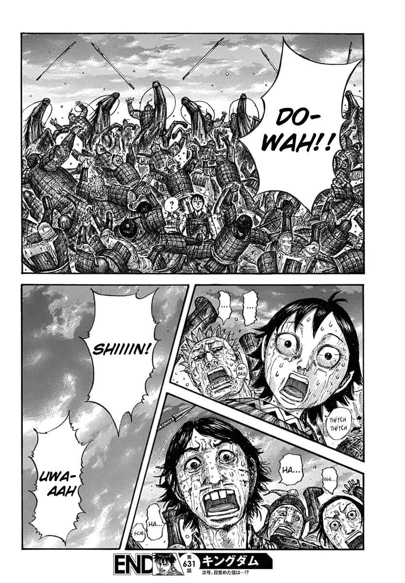 Kingdom manga, chapter 631, page 21 of 21