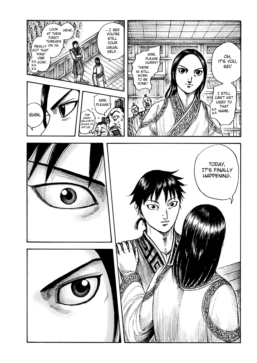 Kingdom manga, chapter 642, page 14 of 22