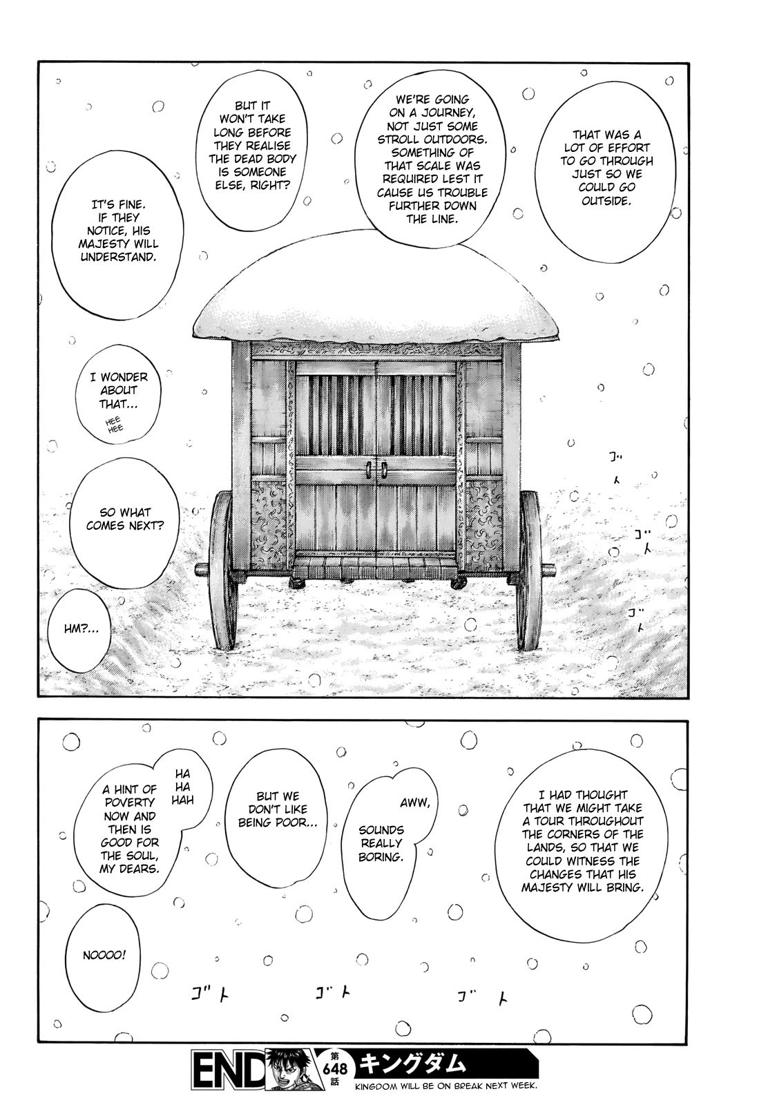 Kingdom manga, chapter 648, page 21 of 21
