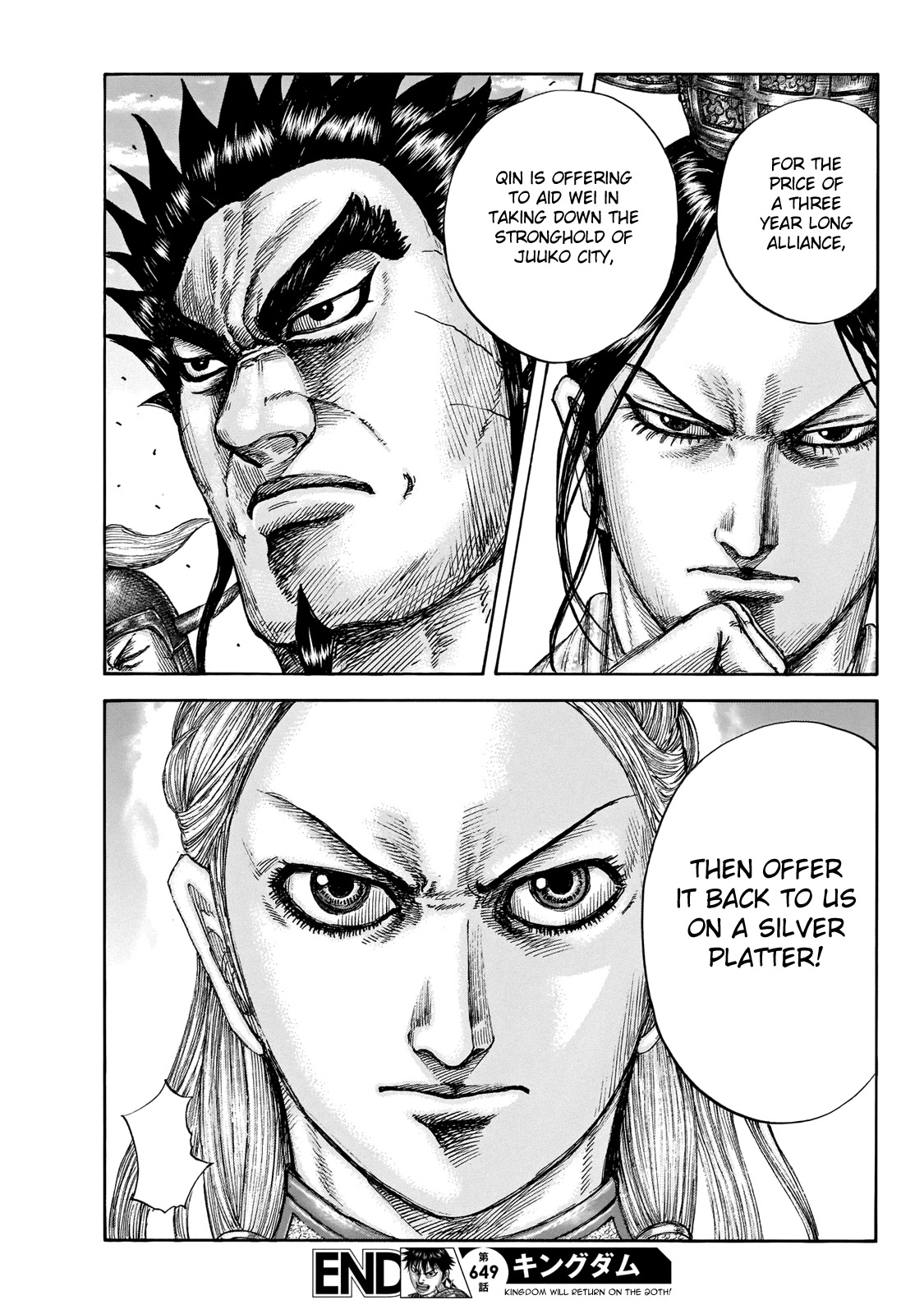 Kingdom Chapter 649 page 20 - Chapter 649: What Terms