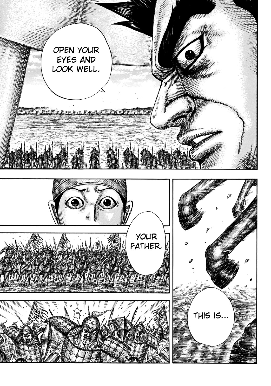 Kingdom manga, chapter 650, page 17 of 19