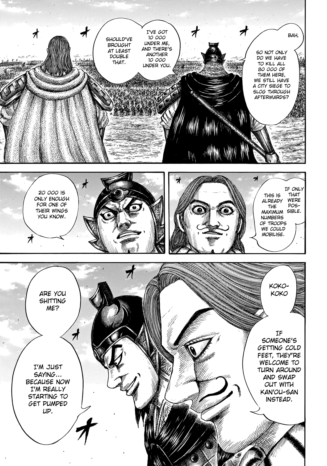 Kingdom manga, chapter 651, page 16 of 19