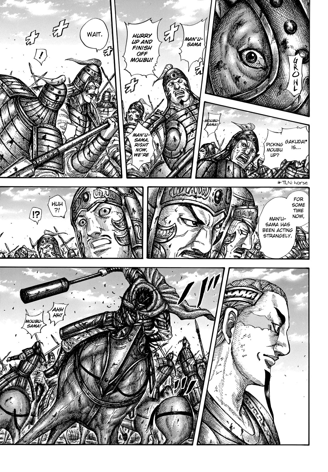 Kingdom manga, chapter 657, page 6 of 19