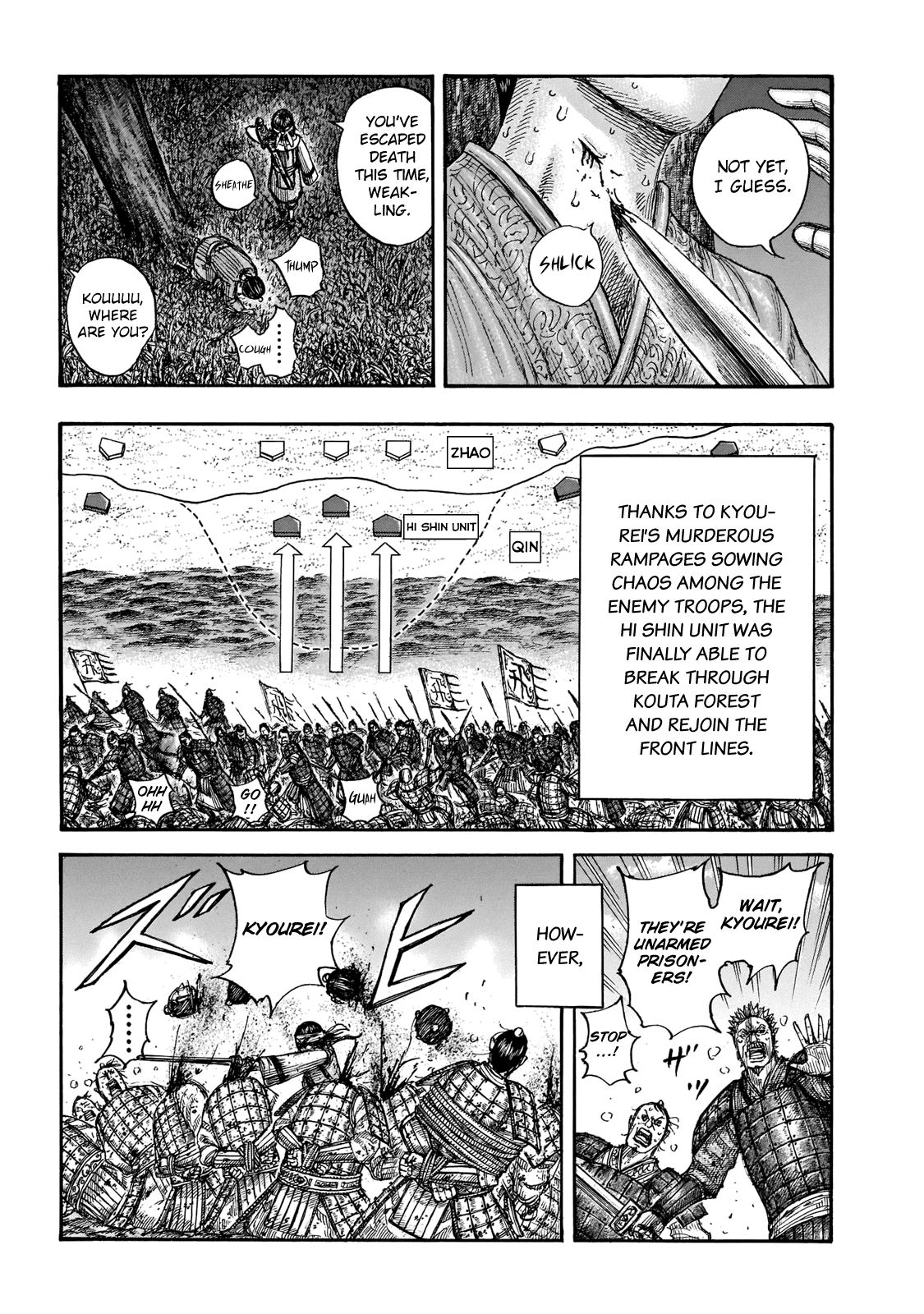 Kingdom manga, chapter 665, page 14 of 21