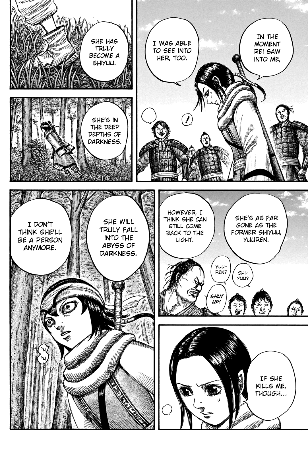 Kingdom manga, chapter 666, page 14 of 20