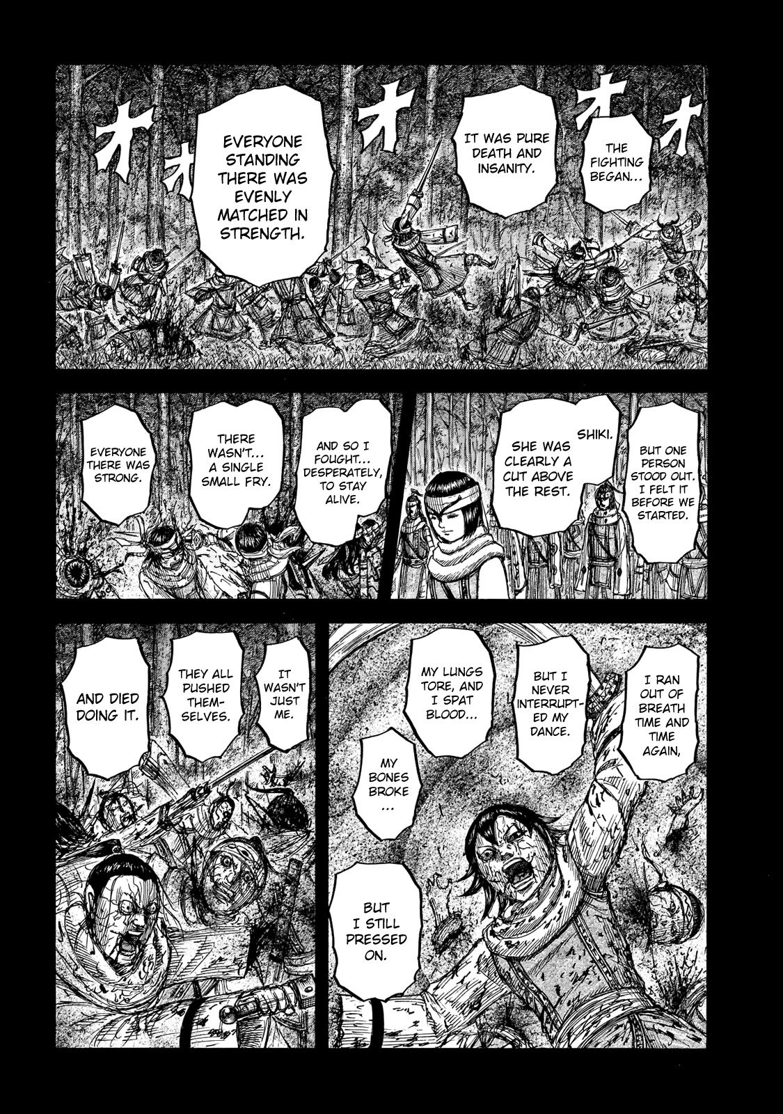 Kingdom manga, chapter 668, page 18 of 22