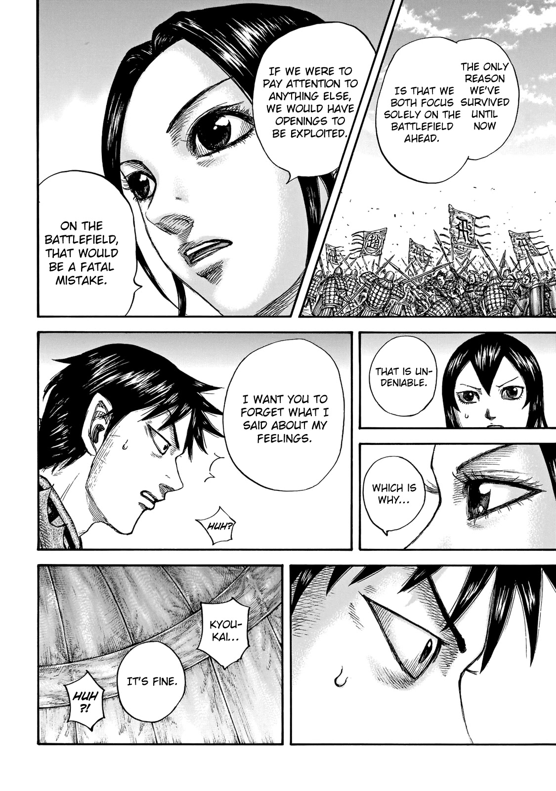 Kingdom manga, chapter 670, page 16 of 21