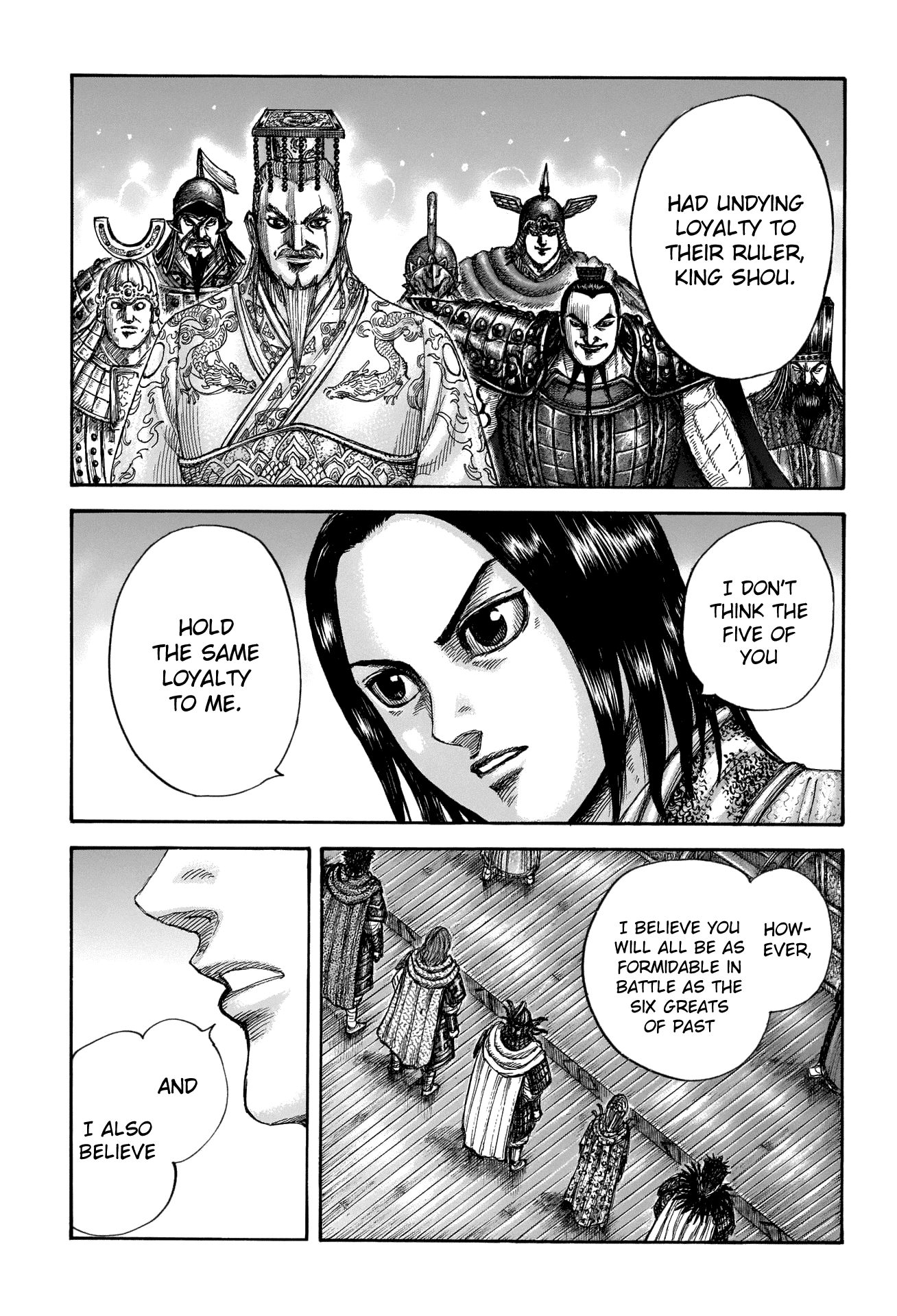 Kingdom manga, chapter 672, page 14 of 21